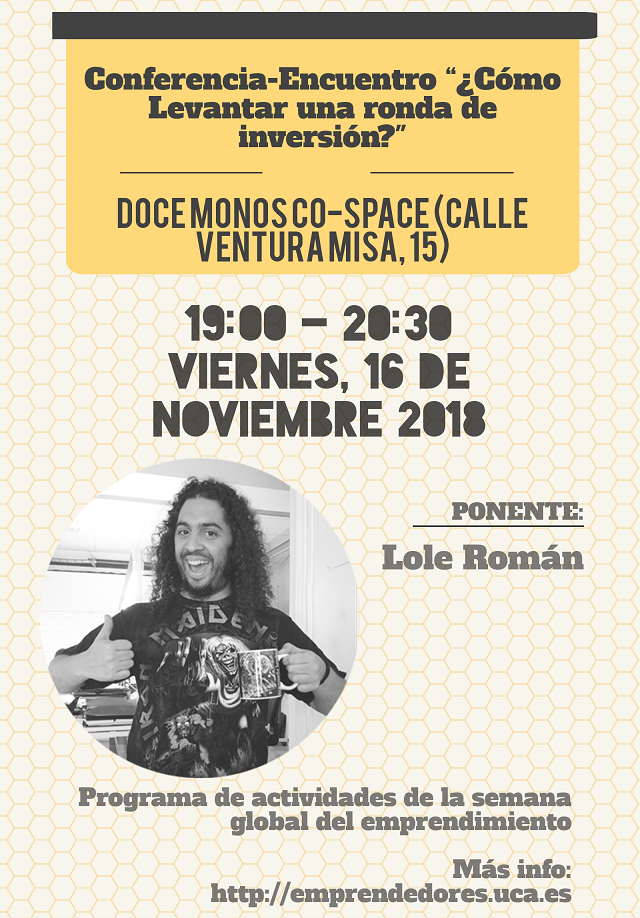 Conferencia-Encuentro “¿Cómo levantar una ronda de inversión?”