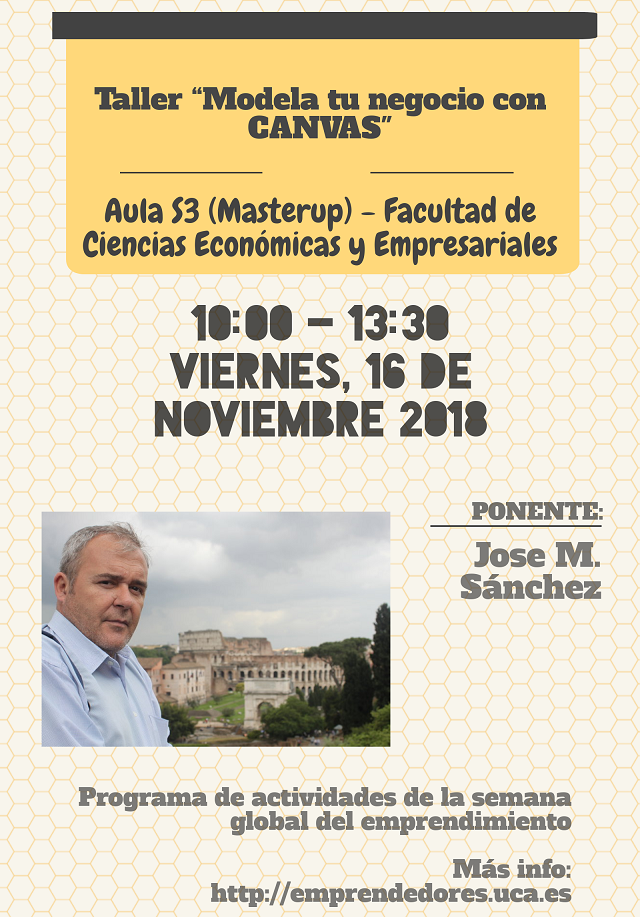 Taller “Modela tu negocio con CANVAS”