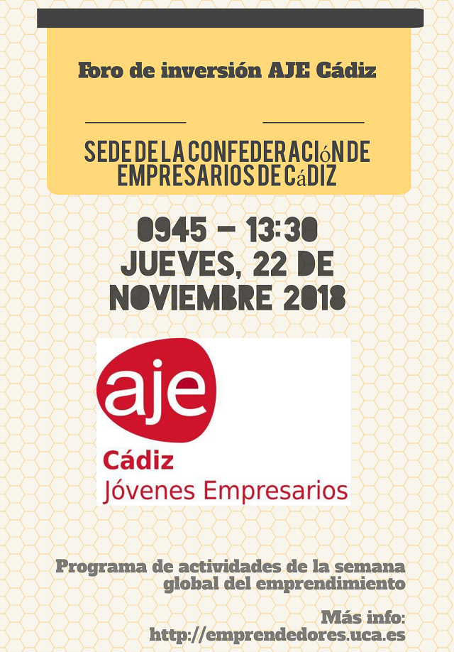 Foro inversión AJE Cádiz