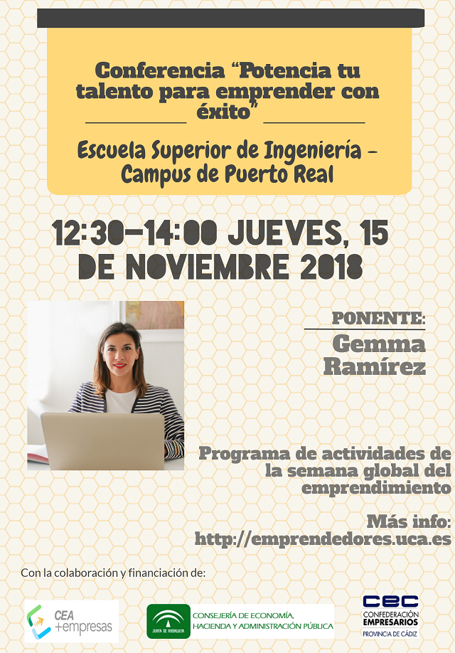 Conferencia “Potencia tu talento para emprender con éxito”