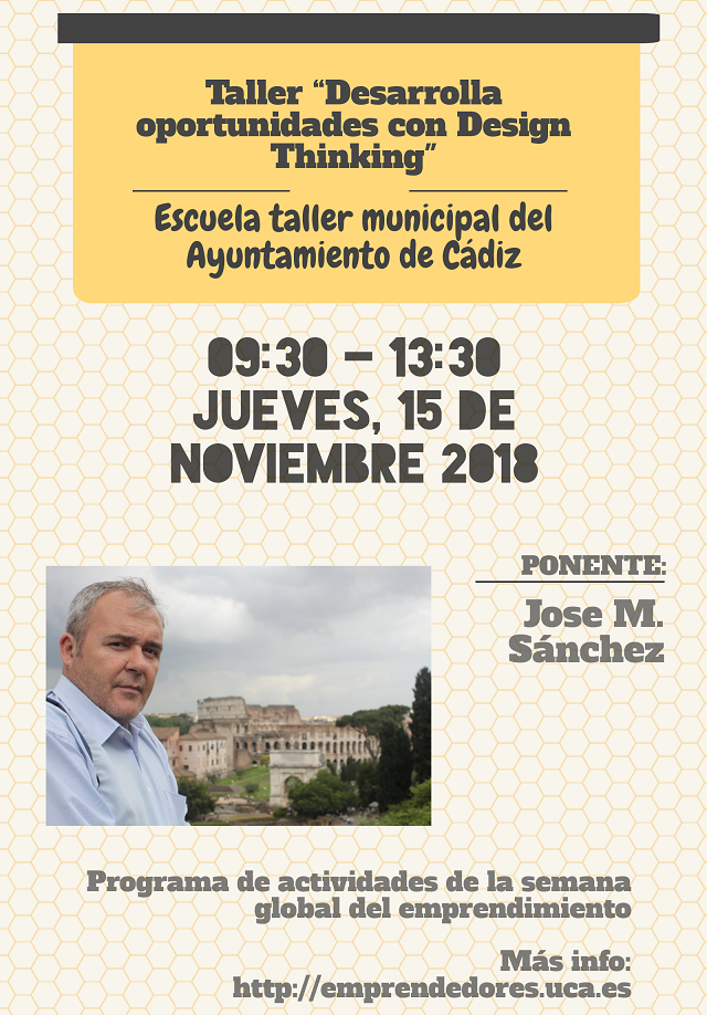 Taller “Desarrolla oportunidades con Design Thinking”