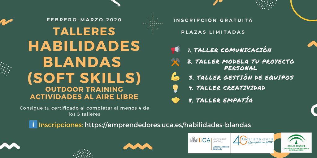 Racionalización Abuelos visitantes bordillo Curso de 5 Talleres de Habilidades Blandas (soft skills) - Emprendedores UCA